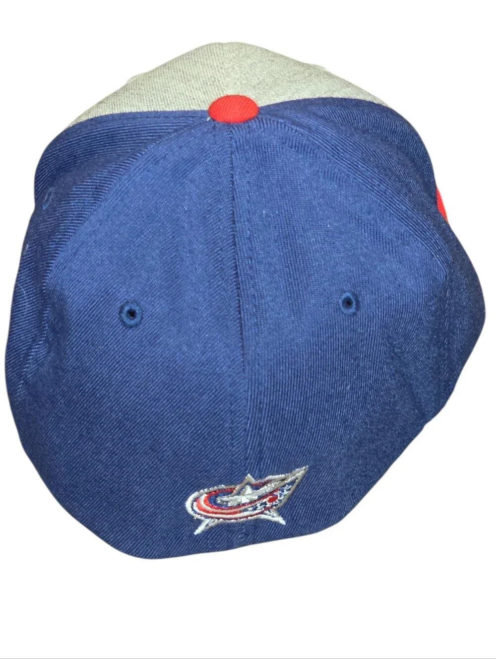 COLUMBUS BLUE JACKETS Adult Hat Flexfit S/M Old Time Hockey NHL Cap
